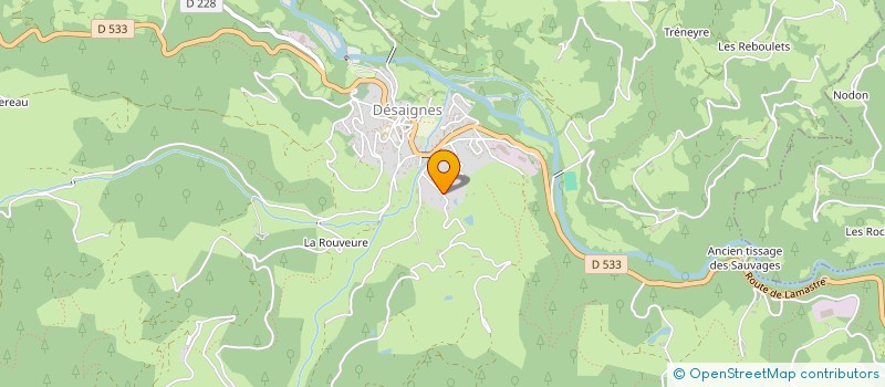 localisation de l'entreprise MONSIEUR FRANCOIS SOUBEYRAND  DESAIGNES