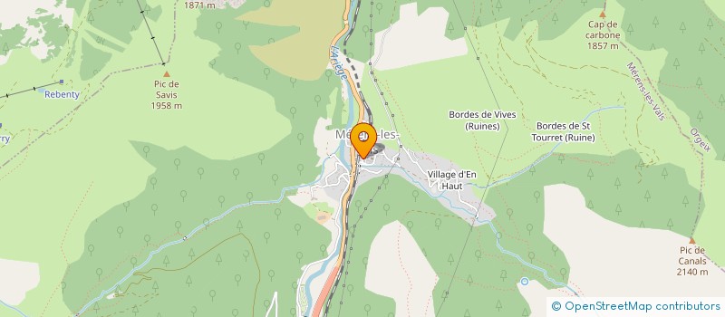 localisation de l'entreprise MONSIEUR FRANCOIS SOULE à MERENS-LES-VALS