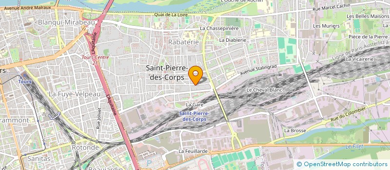 localisation de l'entreprise MONSIEUR FRANCOIS SOULET  SAINT-PIERRE-DES-CORPS