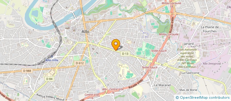localisation de l'entreprise MONSIEUR FRANCOIS SOULIER à ALBI