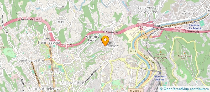 localisation de l'entreprise MONSIEUR FRANCOIS SOULIER à NICE