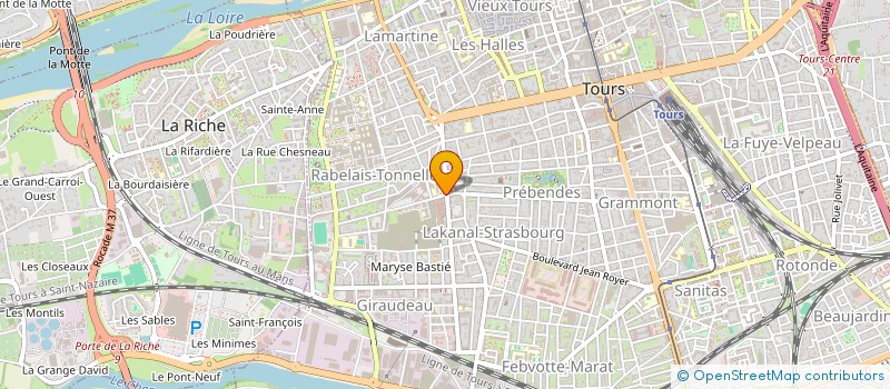 localisation de l'entreprise MONSIEUR FRANCOIS SOULISSE  TOURS