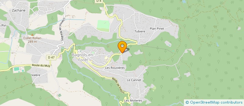 localisation de l'entreprise MONSIEUR FRANCOIS SOURIAU  BAGNOLS-EN-FORET