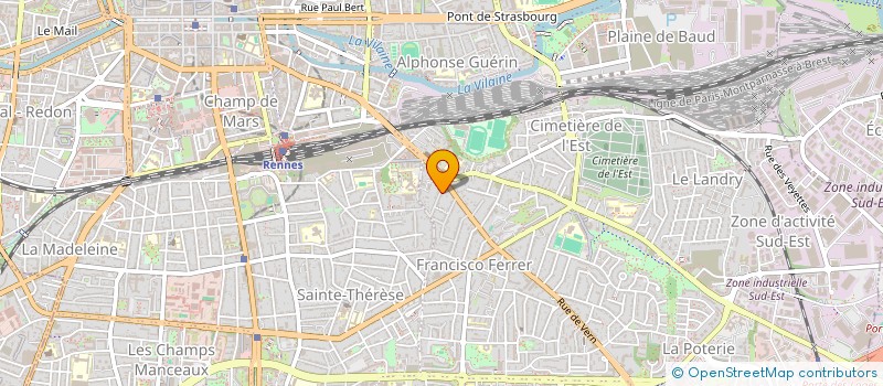 localisation de l'entreprise MONSIEUR FRANCOIS SOURIMANT  RENNES