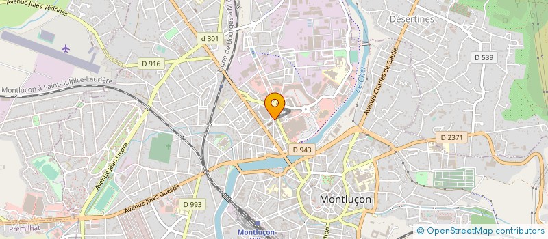 localisation de l'entreprise MONSIEUR FRANCOIS SOUTEYRAND à MONTLUCON