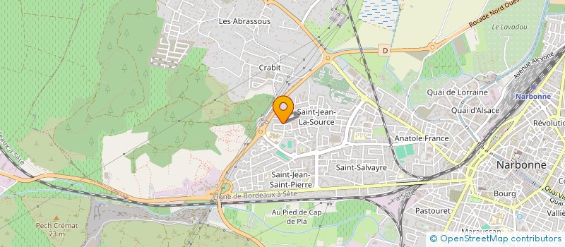 localisation de l'entreprise MONSIEUR FRANCOIS SPANEDDA à NARBONNE