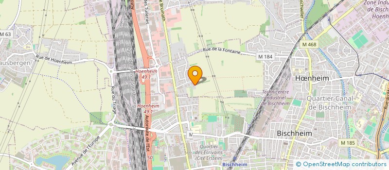 localisation de l'entreprise MONSIEUR FRANCOIS STAUDINGER  HNHEIM