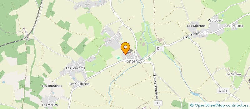 localisation de l'entreprise MONSIEUR FRANCOIS STEPHANE  FONTENOY