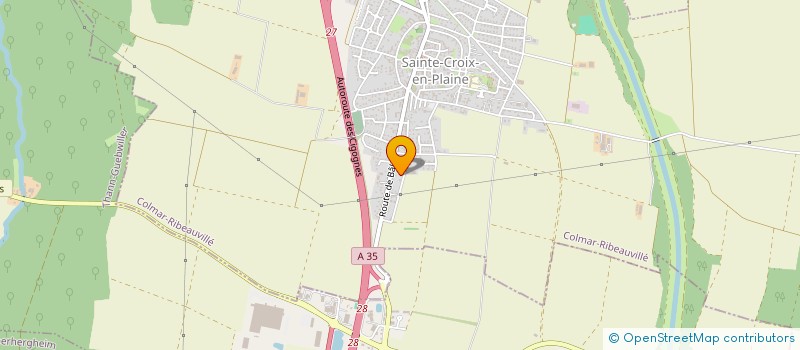 localisation de l'entreprise MONSIEUR FRANCOIS STOERKLER  SAINTE-CROIX-EN-PLAINE