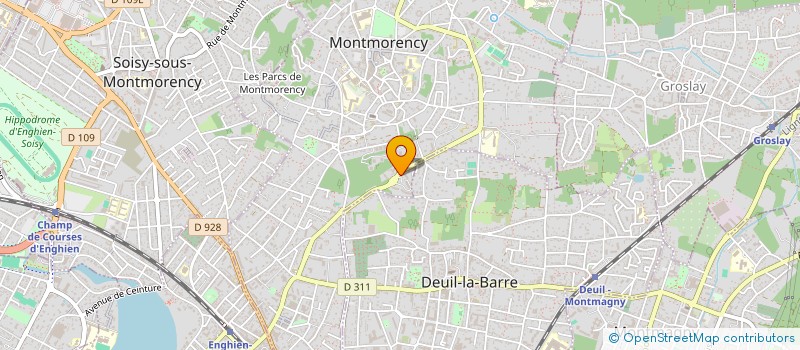 localisation de l'entreprise MONSIEUR FRANCOIS SUEUR  MONTMORENCY