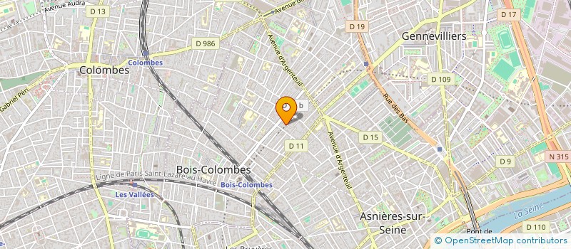 localisation de l'entreprise MONSIEUR FRANCOIS SUPIOT à BOIS-COLOMBES