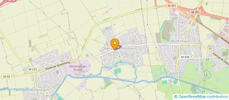 localisation de l'entreprise MONSIEUR FRANCOIS SUPLON  OBERSCHAEFFOLSHEIM