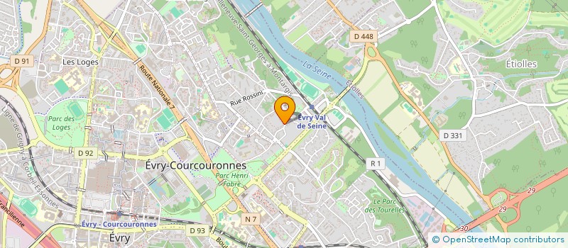 localisation de l'entreprise MONSIEUR FRANCOIS SUREAU à EVRY-COURCOURONNES