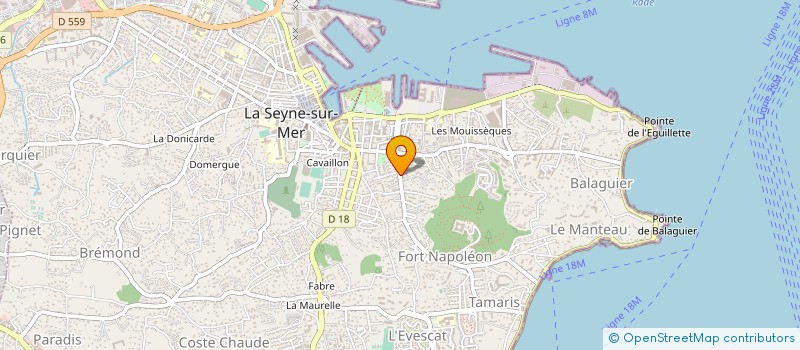 localisation de l'entreprise MONSIEUR FRANCOIS SUTERA-SARDO à LA SEYNE-SUR-MER