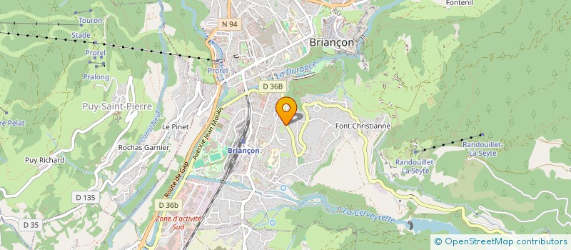 localisation de l'entreprise MONSIEUR FRANCOIS SYLVESTRE à BRIANCON