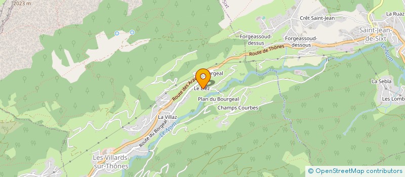 localisation de l'entreprise MONSIEUR FRANCOIS SYLVESTRE-BONCHEVAL  LES VILLARDS-SUR-THONES