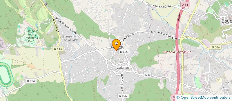 localisation de l'entreprise MONSIEUR FRANCOIS TAILLANDIER  CABRIES