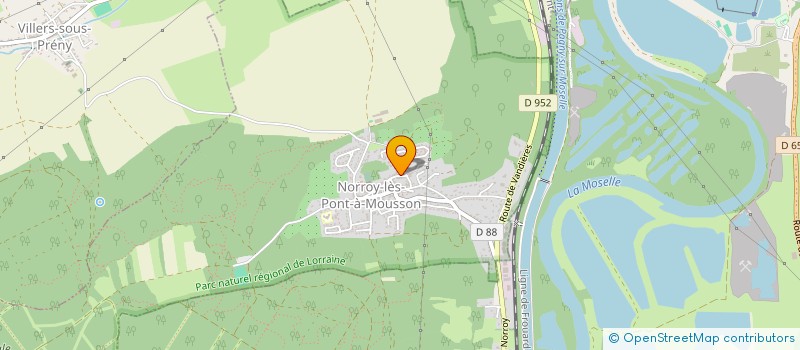 localisation de l'entreprise MONSIEUR FRANCOIS TALLOTTE  NORROY-LES-PONT-A-MOUSSON