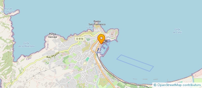 localisation de l'entreprise MONSIEUR FRANCOIS TAPIAS à CALVI