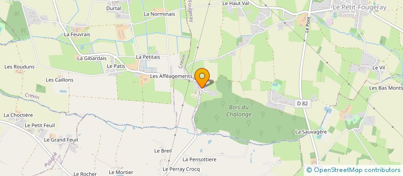 localisation de l'entreprise MONSIEUR FRANCOIS TARDIF  BAIN-DE-BRETAGNE