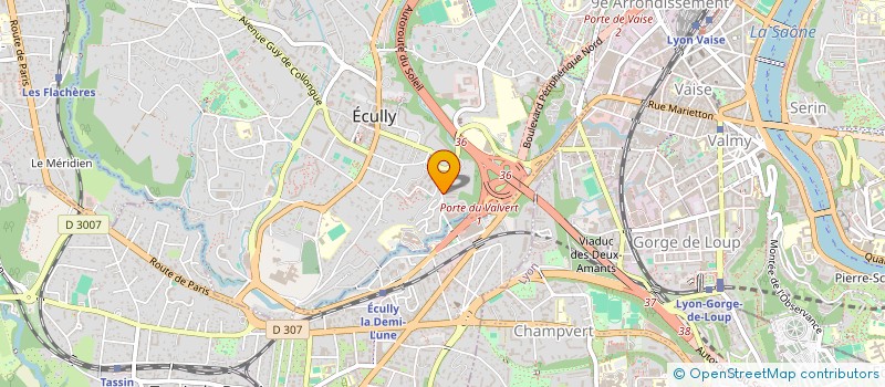 localisation de l'entreprise MONSIEUR FRANCOIS TARDIF  ECULLY