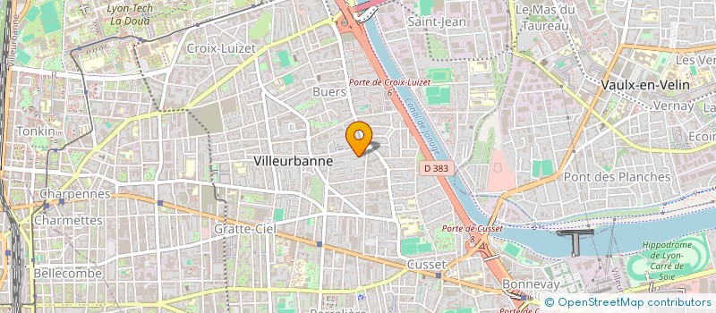 localisation de l'entreprise MONSIEUR FRANCOIS TARDY à VILLEURBANNE