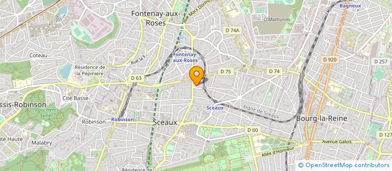 localisation de l'entreprise MONSIEUR FRANCOIS TARIEL à SCEAUX