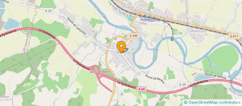 localisation de l'entreprise MONSIEUR FRANCOIS TAUXE  BELLOCQ