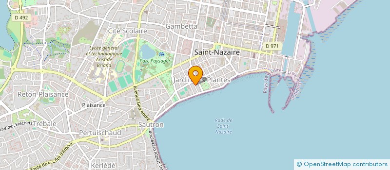localisation de l'entreprise MONSIEUR FRANCOIS TAVERNE à SAINT-NAZAIRE