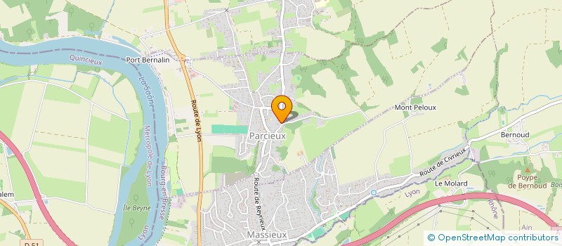 localisation de l'entreprise MONSIEUR FRANCOIS TAVERNIER  PARCIEUX