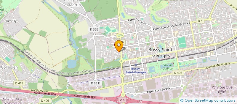 localisation de l'entreprise MONSIEUR FRANCOIS TEISSEDRE-DALOU  BUSSY-SAINT-GEORGES