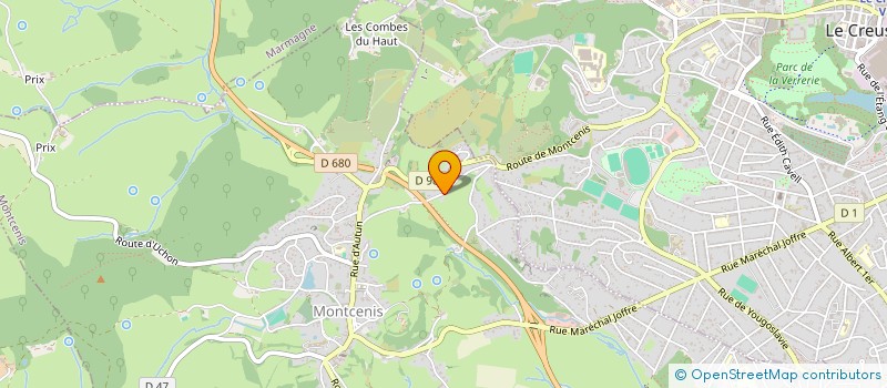 localisation de l'entreprise MONSIEUR FRANCOIS TEIXEIRA  MONTCENIS