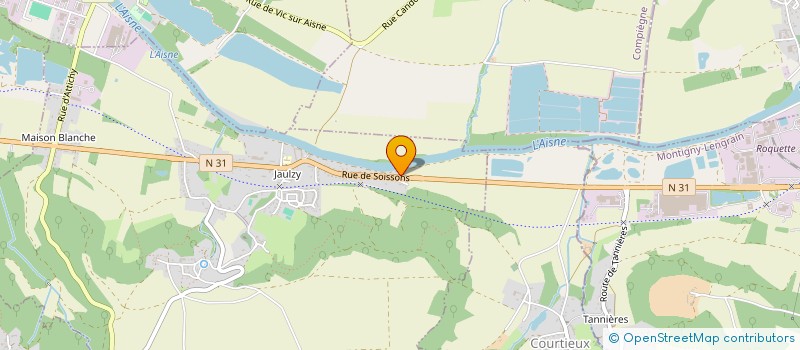 localisation de l'entreprise MONSIEUR FRANCOIS TELLIER  JAULZY