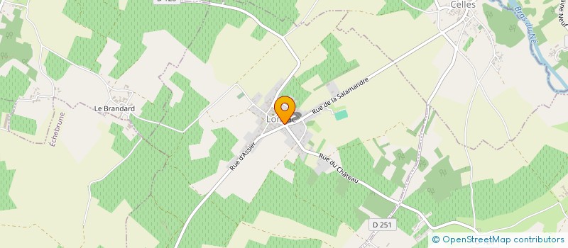 localisation de l'entreprise MONSIEUR FRANCOIS TEMPLIER  LONZAC