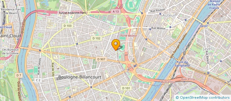 localisation de l'entreprise MONSIEUR FRANCOIS TERNOIS  BOULOGNE-BILLANCOURT