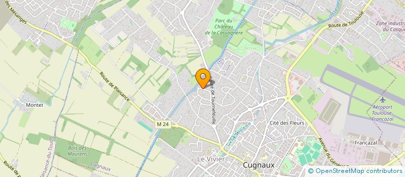 localisation de l'entreprise MONSIEUR FRANCOIS TERRAL  CUGNAUX