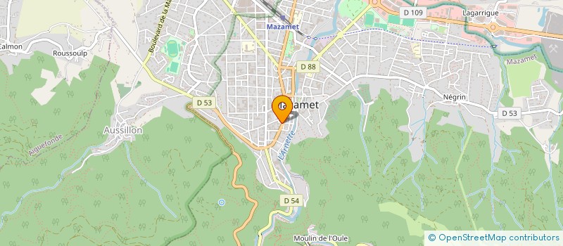 localisation de l'entreprise MONSIEUR FRANCOIS TERRAL  MAZAMET