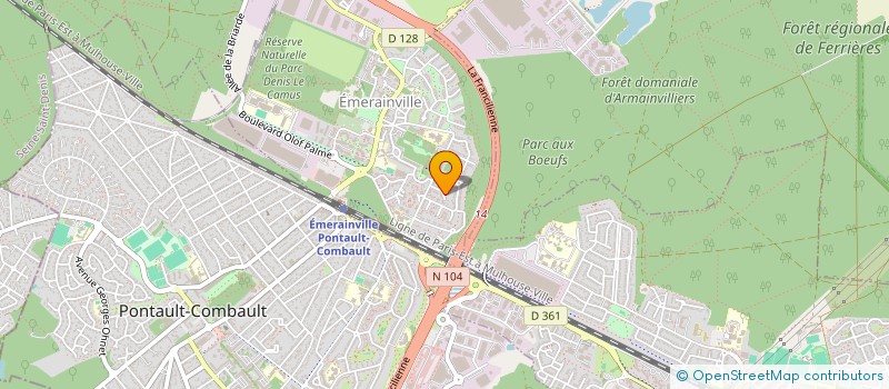 localisation de l'entreprise MONSIEUR FRANCOIS TERRIER  EMERAINVILLE