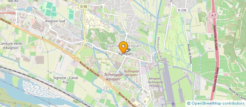 localisation de l'entreprise MONSIEUR FRANCOIS TERRIN  AVIGNON