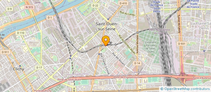 localisation de l'entreprise MONSIEUR FRANCOIS TETARD à SAINT-OUEN-SUR-SEINE
