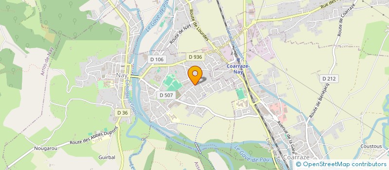 localisation de l'entreprise MONSIEUR FRANCOIS THEAUX  NAY