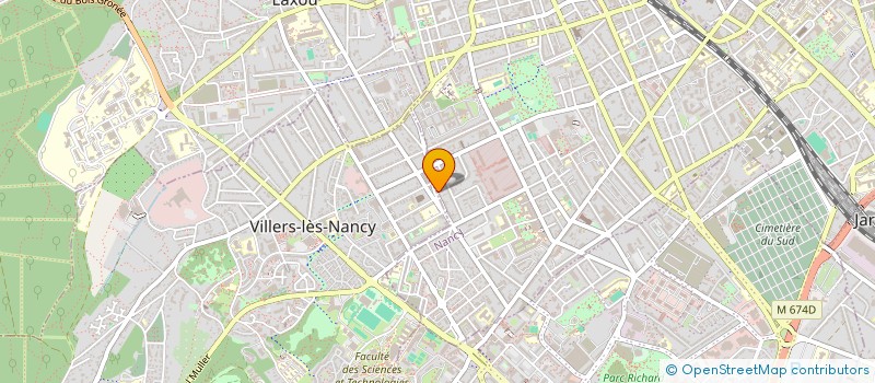 localisation de l'entreprise MONSIEUR FRANCOIS THEBAULT  NANCY