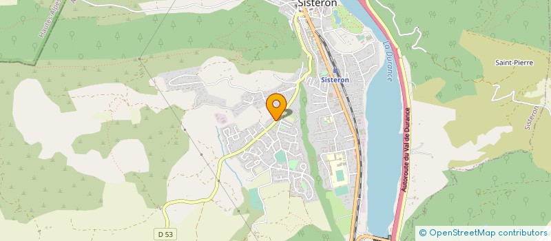 localisation de l'entreprise MONSIEUR FRANCOIS-THEO PERARD  SISTERON
