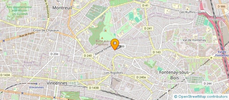 localisation de l'entreprise MONSIEUR FRANCOIS THEOBALD à FONTENAY-SOUS-BOIS