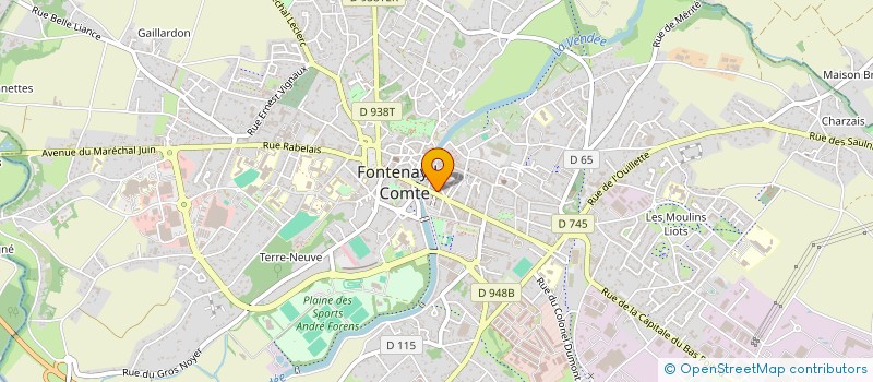 localisation de l'entreprise MONSIEUR FRANCOIS THERMEAU  MONTREUIL