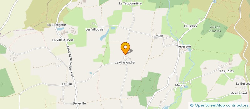 localisation de l'entreprise MONSIEUR FRANCOIS THEZE  CAMPENEAC