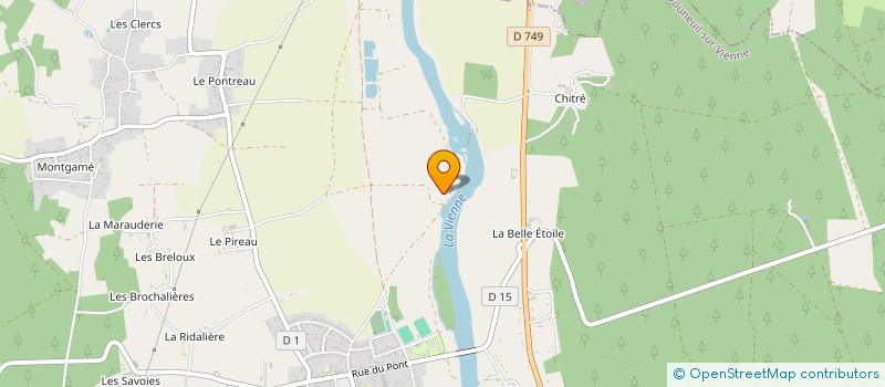 localisation de l'entreprise MONSIEUR FRANCOIS THIBAULT à VOUNEUIL-SUR-VIENNE