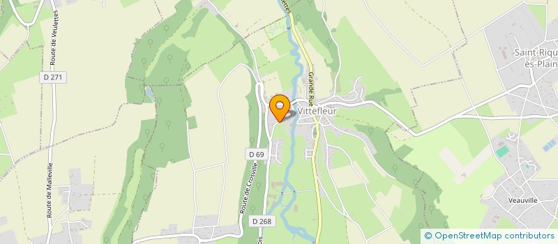 localisation de l'entreprise MONSIEUR FRANCOIS THIBERGE  VITTEFLEUR