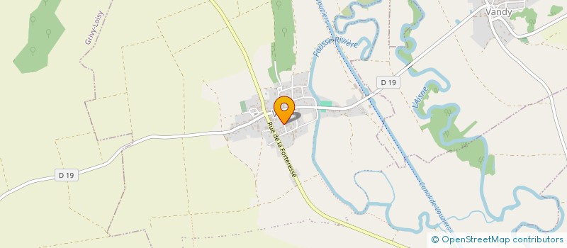 localisation de l'entreprise MONSIEUR FRANCOIS THIEBAULT  MARVAUX-VIEUX