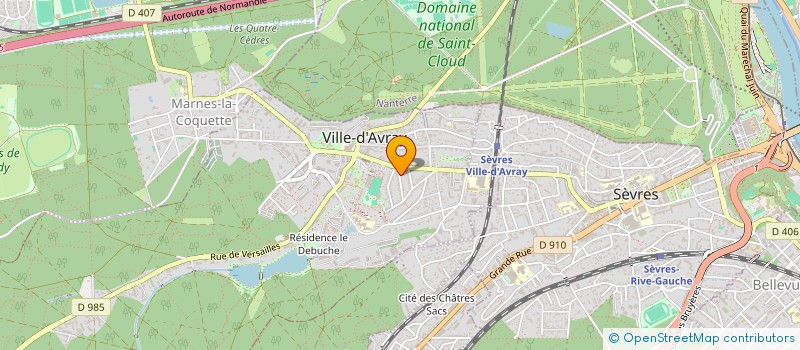 localisation de l'entreprise MONSIEUR FRANCOIS THIERRY MIEG  VILLE-D'AVRAY